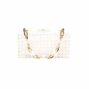 NEW BC HANDBAGS women's seychelles box clutch bag in white